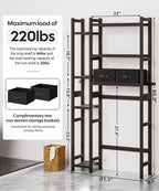 Homde Over The Toilet Storage - Image 2