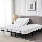 Waterproof Quilted Split California King Mattress Protector Pad - Image 5