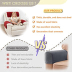 Armrest Covers - Arm Chair Covers Set of 3 Recliner Chair Covers, - Image 5