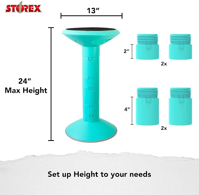 Storex Active Tilt Stool – Ergonomic Seating - Image 3