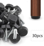 Zorfeter 30 Pcs Screw in Threaded Furniture Adjustable Levelers, M6 Leveling - Image 2