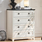 Joaxswe Farmhouse 4 Drawer Dresser - Image 4