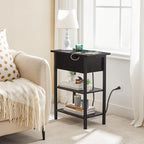 HOOBRO Side Table, Flip End Table - Image 2