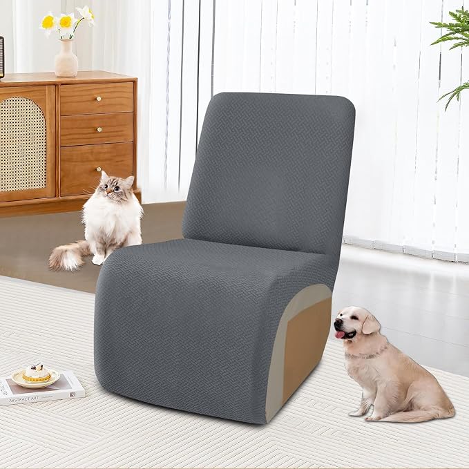 ALIECOM 100% Waterproof Recliner Sectional Couch Covers L Shape Stretch Corner - Image 2