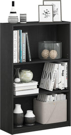 Furinno Jaya Book Shelf, 3-Tier Bookshelf, Standing Bookcase - Image 5