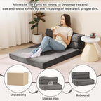 JUIKURY Folding Sofa Bed, Convertible Sleeper Chair - Image 9