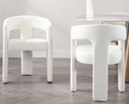 VESCASA Faux Leather Barrel Dining Chair - Image 7