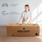 MAXYOYO Folding Sofa Bed, Extra Thick and Long Floor Sofa Convertible Sleeper - Image 5