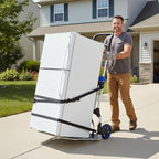 Folding Hand Trucks Heavy Duty by Leeyoung, 500 lb Aluminium Folding Hand Cart - Image 2