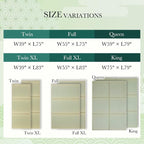 FULI Japanese Tatami Mattress, Foldable Igusa Rush Grass Tatami Rug, Natural - Image 6
