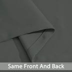 Yakamok Room Darkening Curtains 52x96 inch Length Dark Grey-Living Room | 2 - Image 6