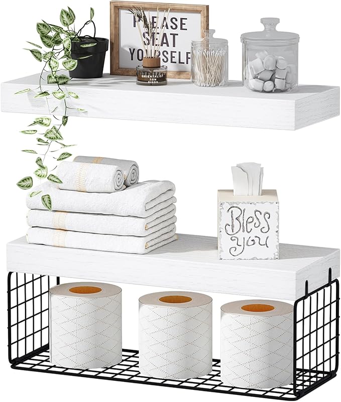 QEEIG Bathroom Shelves Over Toilet by QEEIG