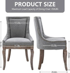 Modern Dining Chairs Set of 6, High Back Dining Chairs Side Chairs - Image 3