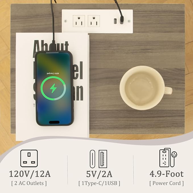 Fultyle Grey Wood Nightstand - Image 4