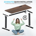BIZUM Electric Standing Desk, 55x24 inches Height Adjustable Desk, Sit to Stand - Image 8