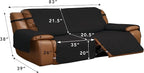 Easy-Going Oversized Loveseat Recliner Cover, Reversible Couch Cover - Image 3
