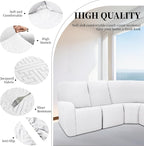 100% Waterproof Sectional Recliner Couch Covers - Image 5