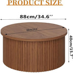 Fsbecl Fluted Lift Top Coffee Table - Image 2