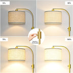 Nintiue Upgraded Modern Arc Dimmable Tall Standing Floor Lamp - Image 3
