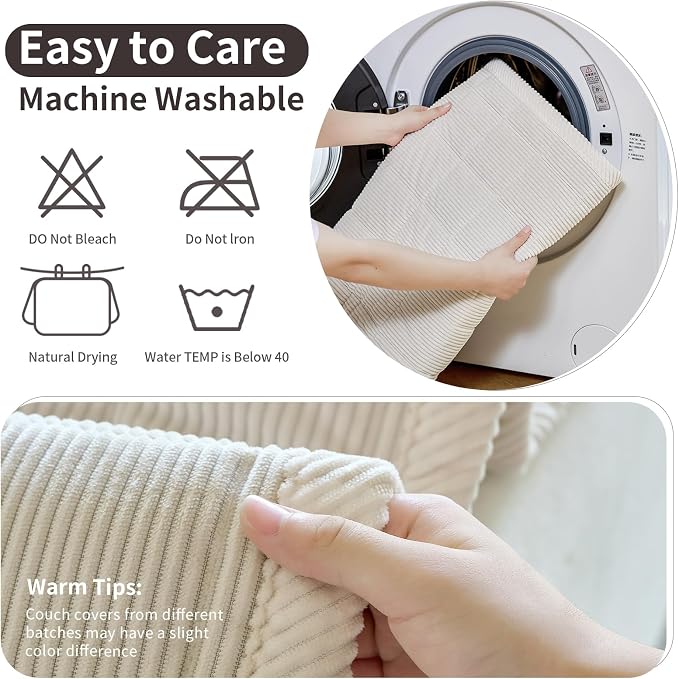 Couch Covers for Dogs Washable, 27.6"x59.1" Non Slip Couch Covers for Loveseat - Image 7