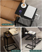 C-Shaped Side Table for Couch - Image 6