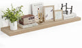 Acovy 48 Inch Floating Shelves, 3D Textured Wood Grain, Wooden Shelves by Acovy
