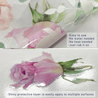 Vintage Floral UV DTF Stickers Rub on Transfers - Image 5