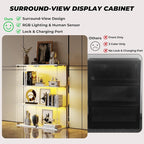 VersionTECH. Glass Display Cabinet - Image 5