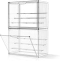 Clear Acrylic Figure Display Case by MSHOMELYDIRECT