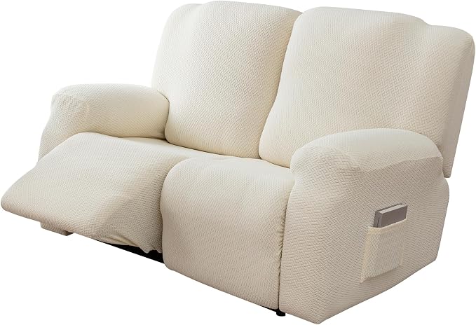 Genina Recliner Loveseat Cover Stretch Couch Covers Sofa slipcover - Image 8