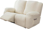 Genina Recliner Loveseat Cover Stretch Couch Covers Sofa slipcover - Image 8