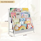 Aokitsink 4-Tier Kids Bookshelf, Book Shelf - Image 2