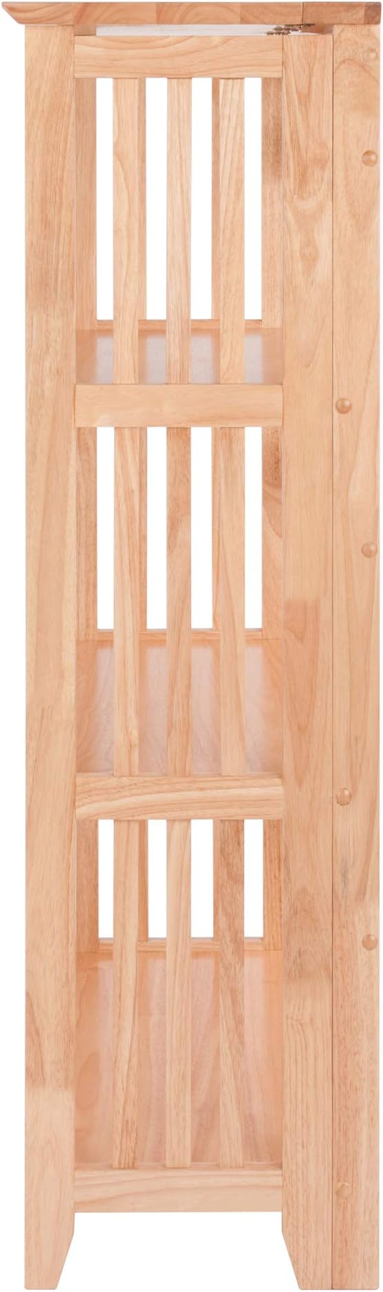 Winsome Mission Beech Wood 4-Tier Shelf - Image 5