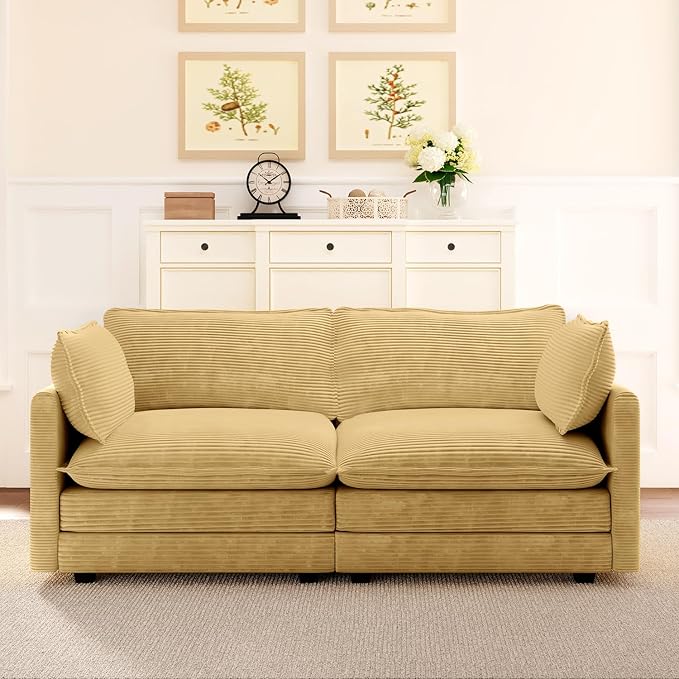 ROWHY 78'' Sectional 2 Seat Cloud Loveseat by ROWHY