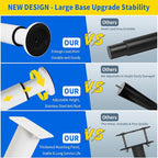 6 PCS Adjustable Furniture Couch Cabinet Legs 4.72-7.48 Inch, Heavy Duty - Image 3