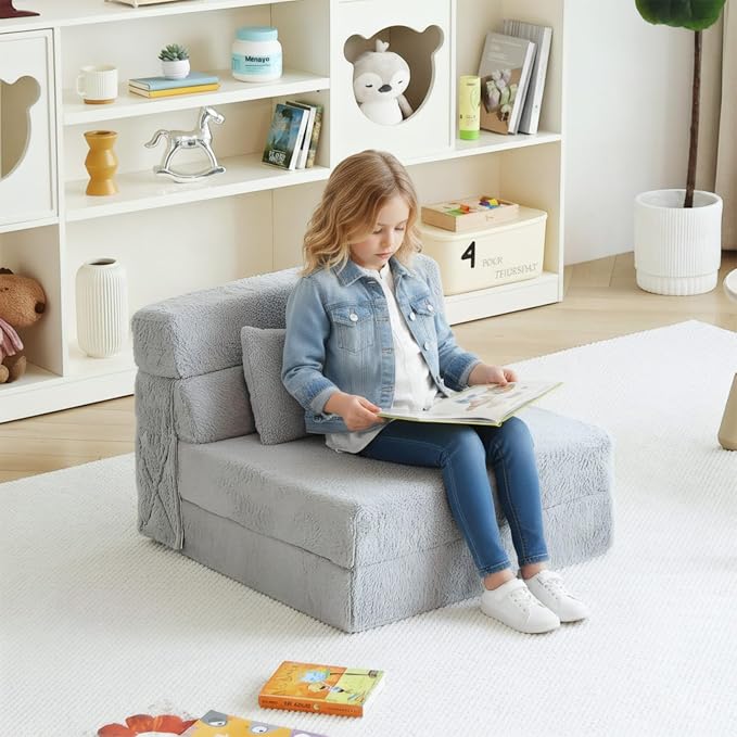 Tiita Convertible Folding Kids Sofa Bed - Image 2