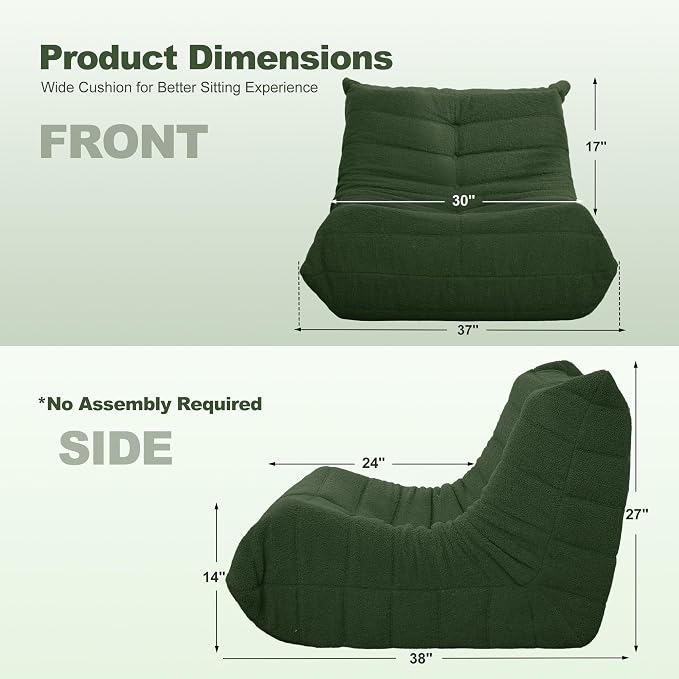Bean Bag Chair Big Sofa Beanbag Chair - Image 2