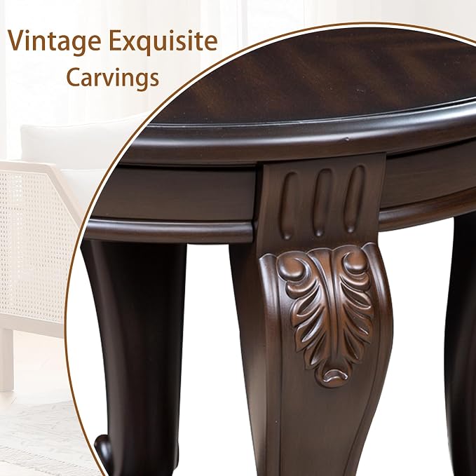 LKTART Wood Coffee Table Set - Image 6