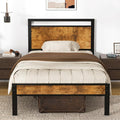Z-hom Upgraded Twin Bed Frames, Heavy Duty Metal Sturdy Bed Frame Twin Size by Z-HOM