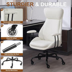 E-Motie Office Chair, Leather Desk Chair - Image 5