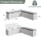 Bobve L-Shape Storage Bench - Image 2