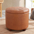 Ornavo Home Round Storage Ottoman by OrnavoHome