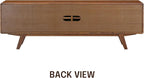 NTC Sapa Mid-Century Modern Solid Wood TV Stand 4-Door Media Console - Image 7