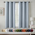 MIULEE Blackout Curtains for Bedroom 2 Panels 40 x 54 Inch Long Light Blue | by MIULEE