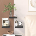 Fixwal Floating Shelves for Wall, 8 Inch Small Black Shelves Wall Mounted Shelf - Image 6