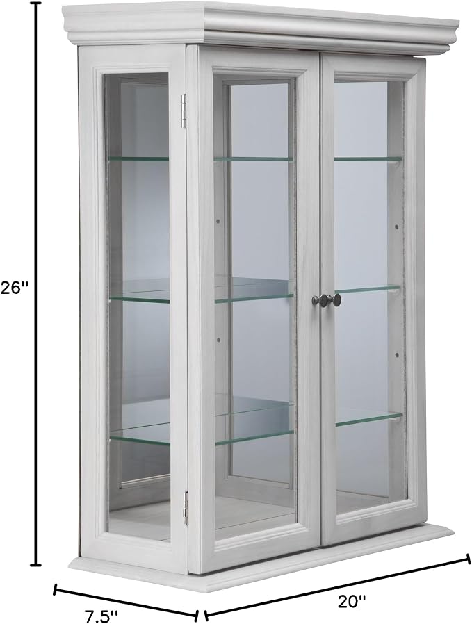 Design Toscano Country Tuscan Wall Curio Display and Storage Cabinet, 20 Inches - Image 6