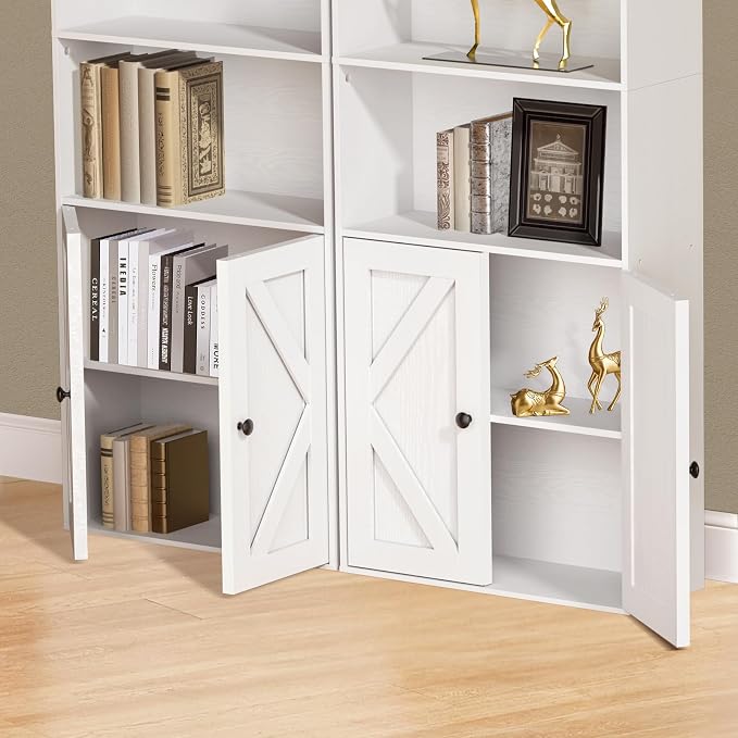 Bookshelf, 6-Tier Floor Bookcase - Image 5