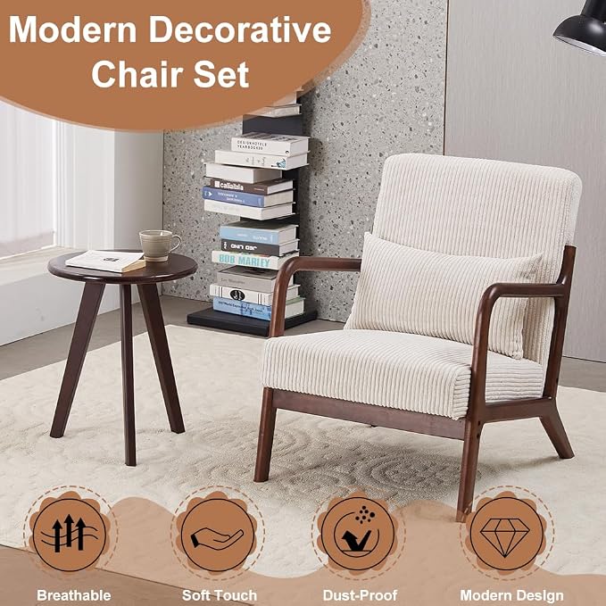 Mid-Century Modern Accent Chair - Image 3