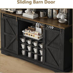 55 Inch Farmhouse Coffee Bar Cabinet - Image 5
