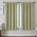 Simplebrand Ava Sage Green Blackout Curtains by Simplebrand